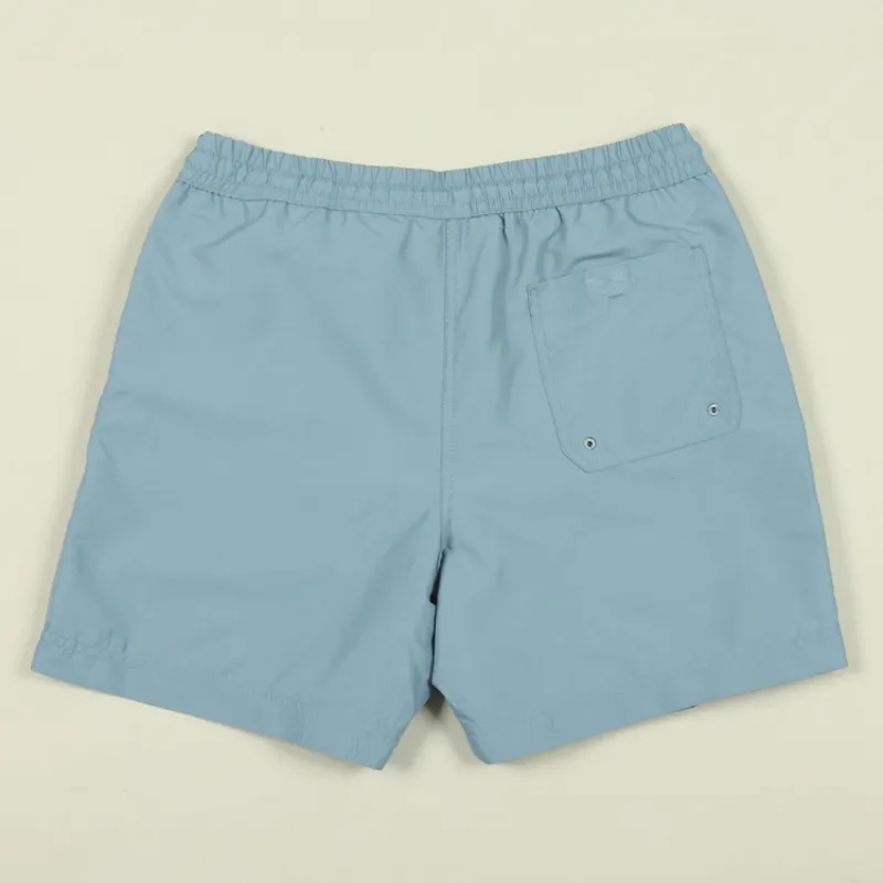 Carhartt WIP Chase Swim Trunks - Icy Water/Gold-3